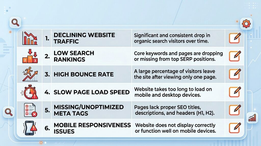 Signs your website needs professional SEO services