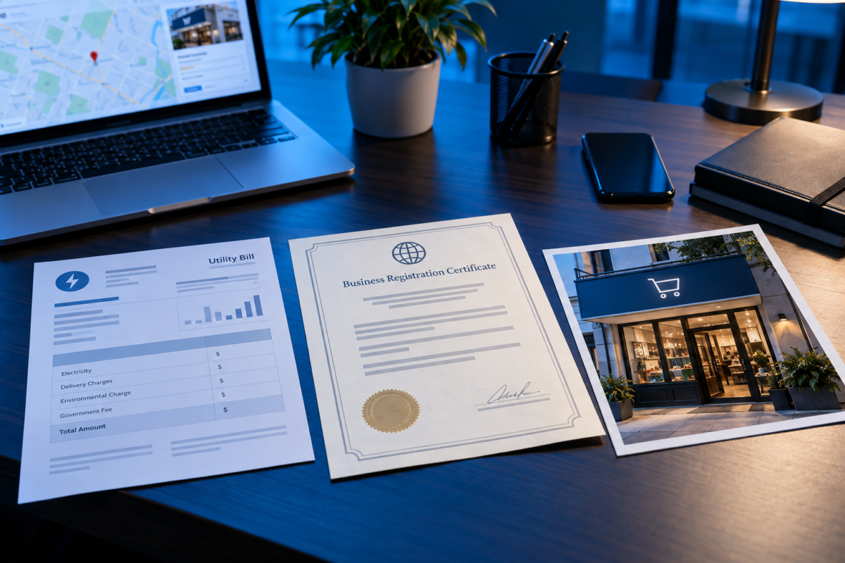 Evidence for Google Business Profile reinstatement