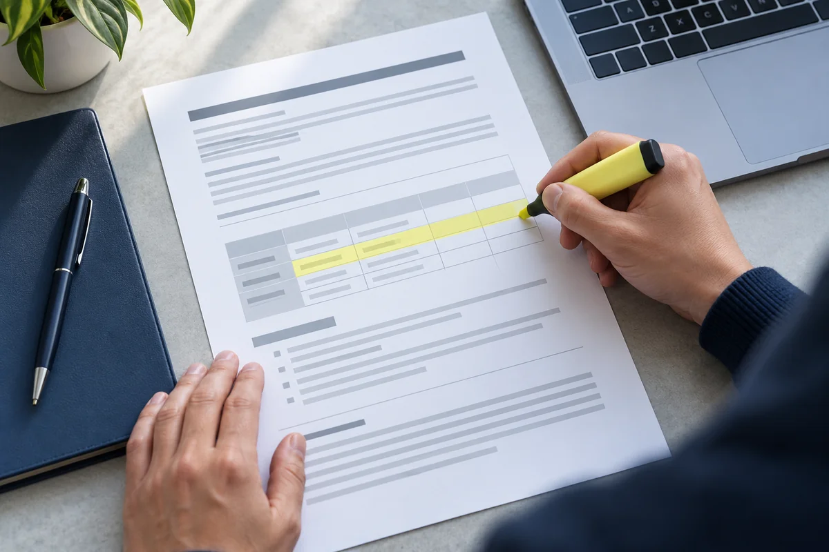 Reviewing a digital marketing agency contract for transparency